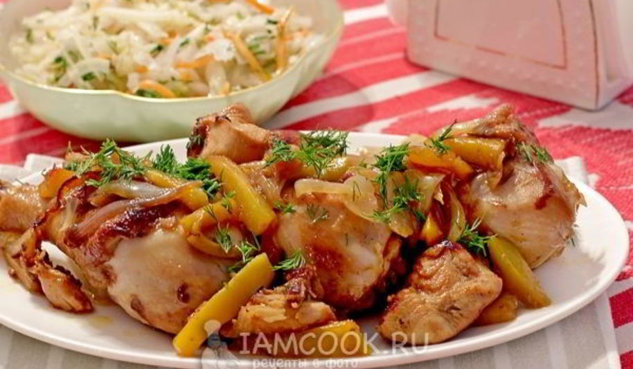 Рецепт курицы в маринаде из аджики