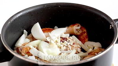 курица в маринаде из аджики