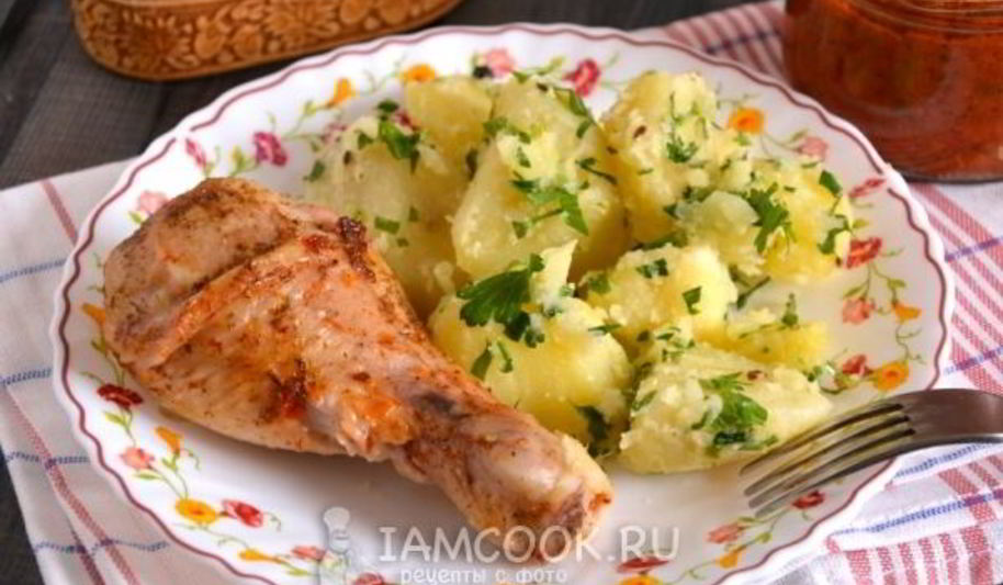 Рецепт курицы, запеченной с аджикой