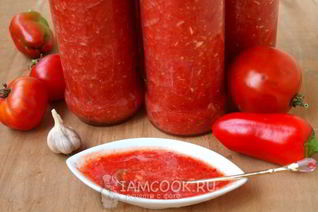 Сырая аджика с хреном