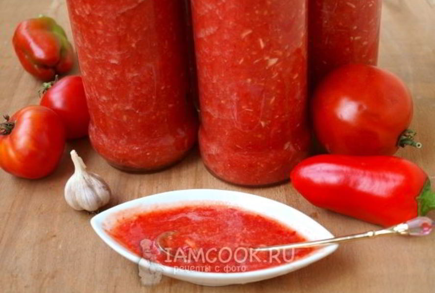 Сырая аджика с хреном