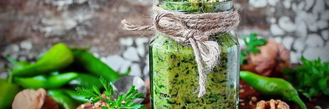 Зеленая аджика по-абхазски