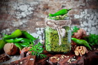 Зеленая аджика по-абхазски