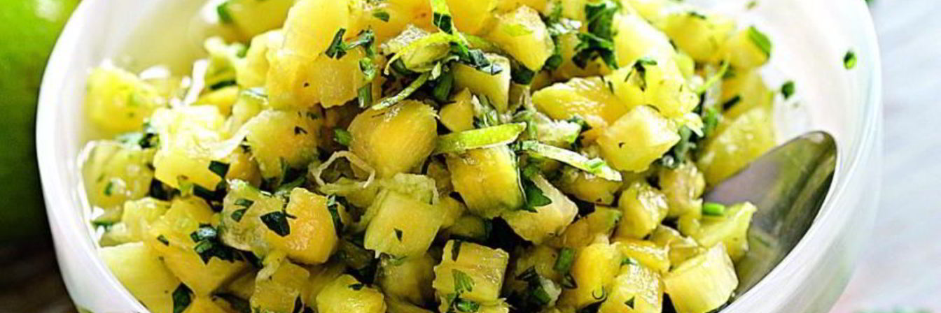 Ананасовая приправа с кинзой