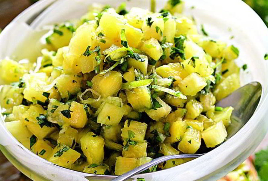 Ананасовая приправа с кинзой