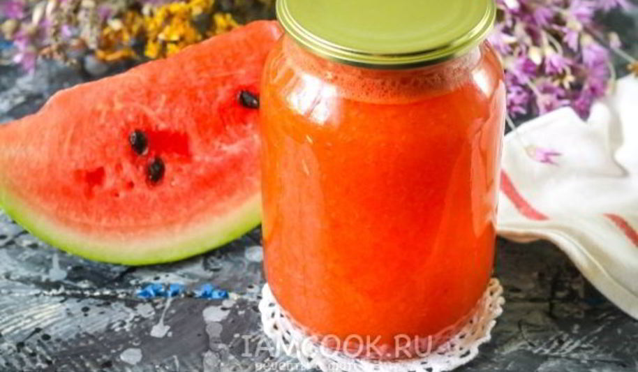 Рецепт арбузного сока на зиму