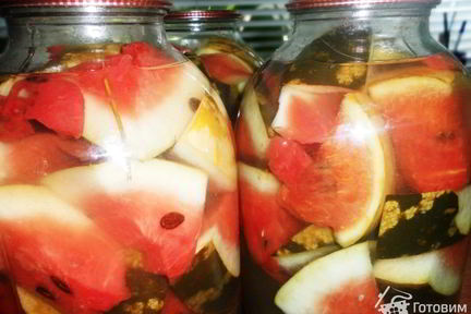 Арбузы в пряном маринаде