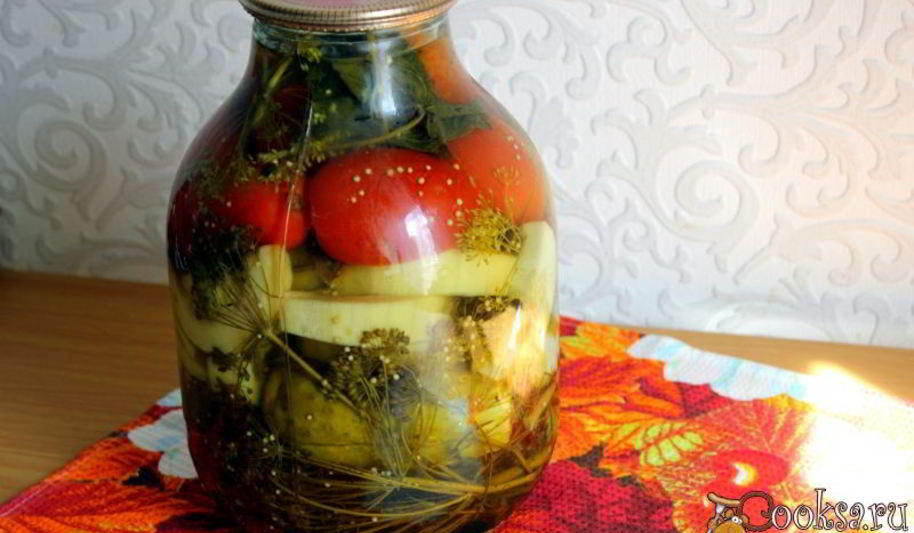 Рецепт ассорти из овощей на зиму