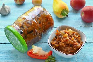 Баклажанная икра на зиму пальчики оближешь без уксуса