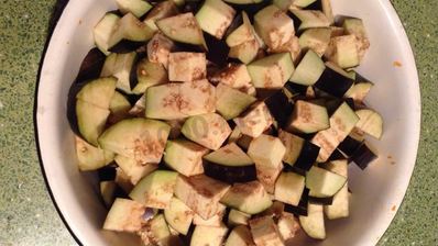 баклажаны с фасолью на зиму салат