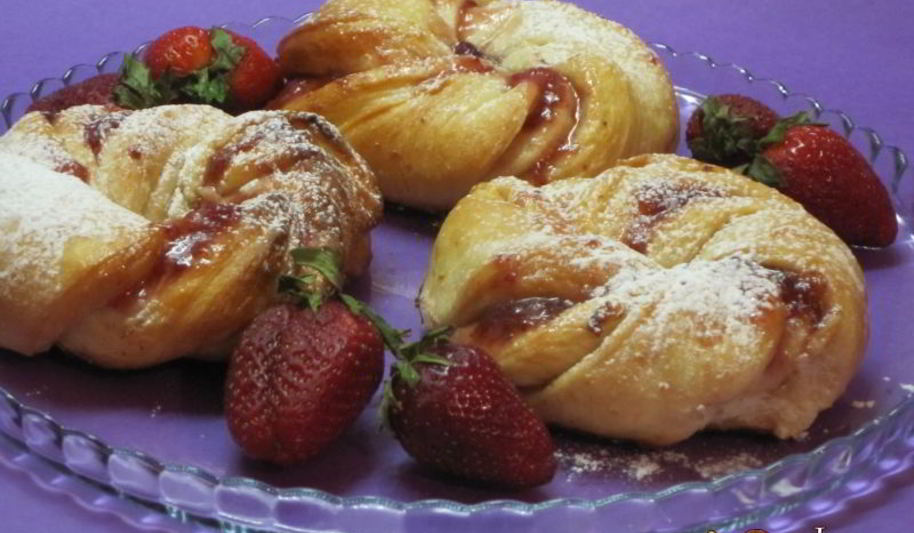 Рецепт булочек с джемом