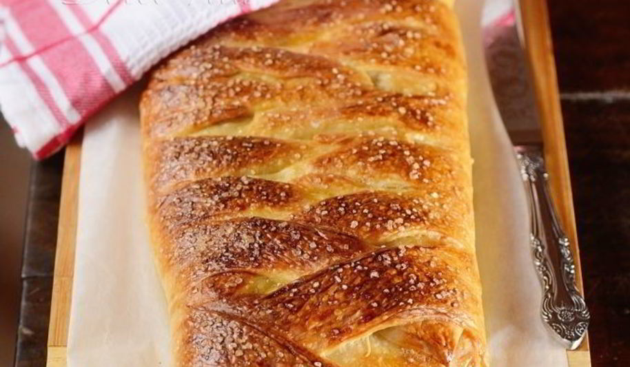 Рецепт датской косы с джемом
