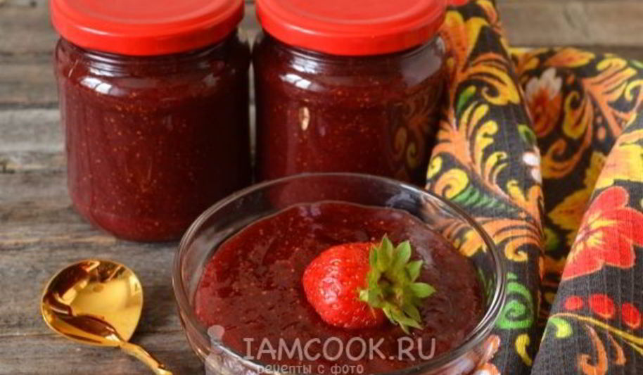 Рецепт джема из клубники 5-минутка