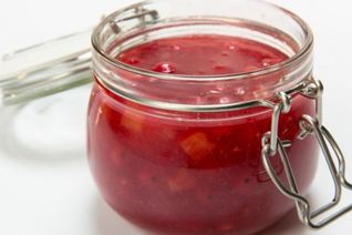 Джем из красной смородины и арбуза