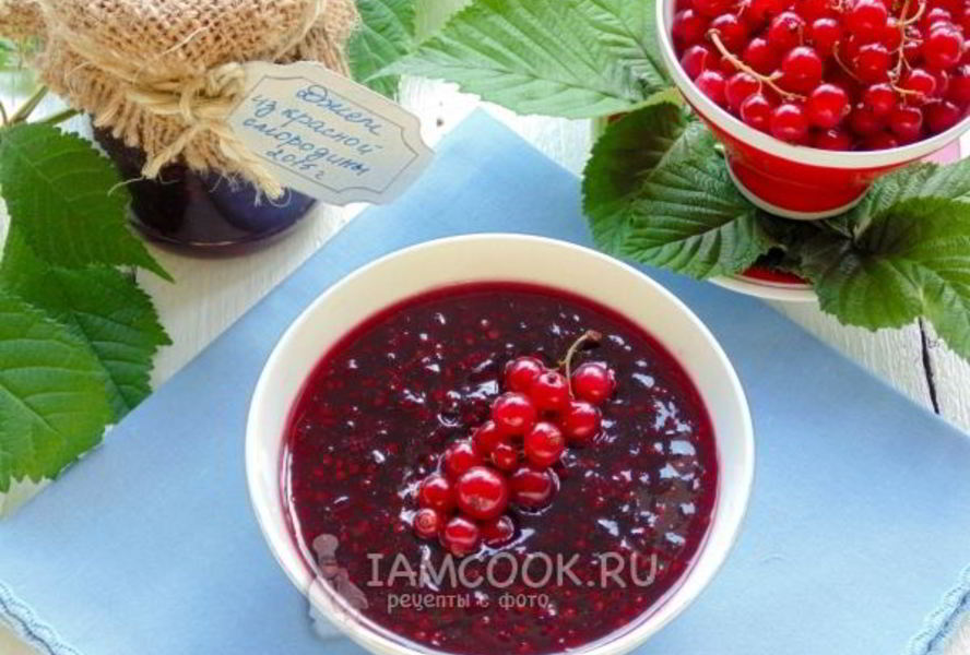 Джем из красной смородины