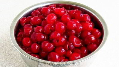 джем из вишни и красной смородины