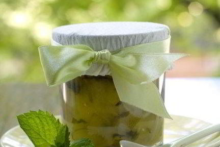 Джем из зеленых помидоров и перцев халапеньо