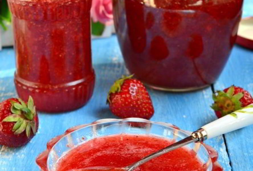 Клубничный джем без варки на зиму