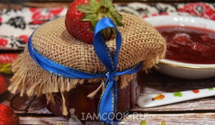 Рецепт клубничного джема в хлебопечке