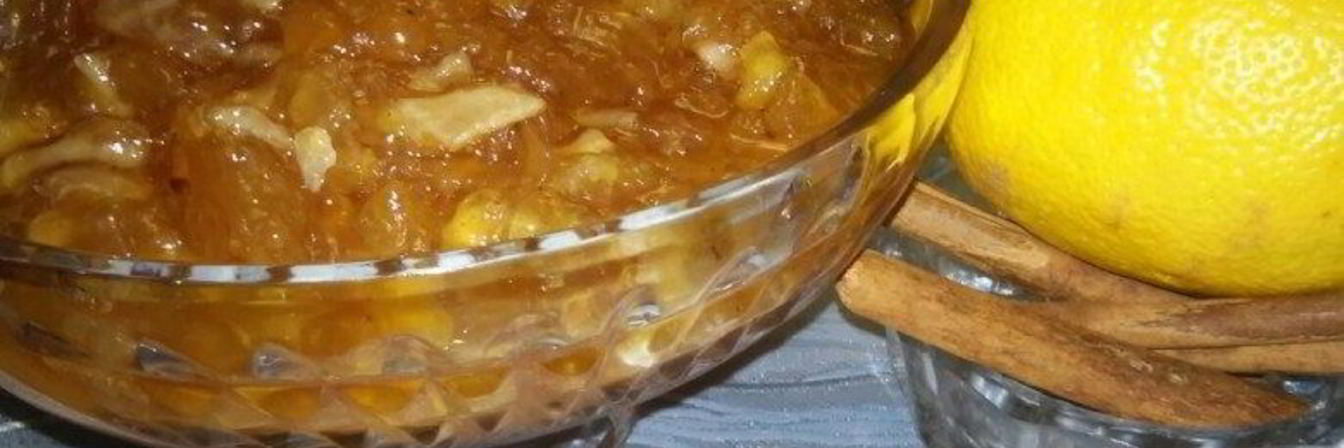 Лимонный джем с имбирем
