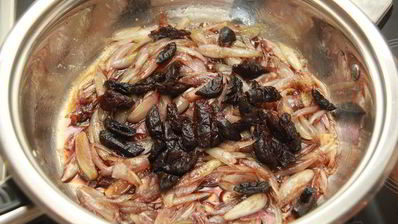 луковый джем с шоколадом