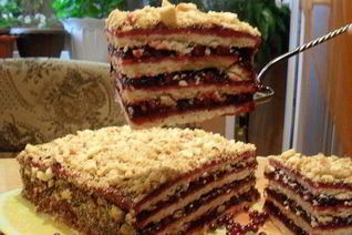 Невероятно простой тортик с джемом