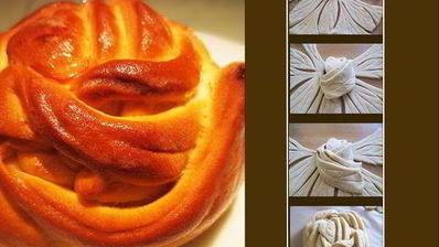 слоеные булочки с малиновым джемом