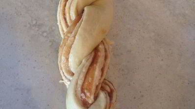 творожная коса с джемом