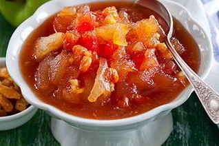 Яблочный джем по-английски в мультиварке