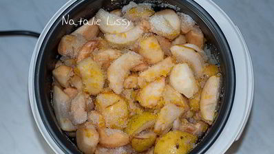 яблочный джем с апельсинами и грушей