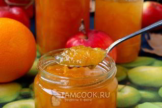 Яблочный джем с апельсинами на зиму
