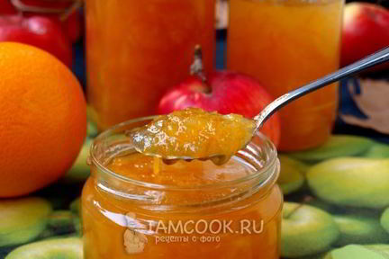 Яблочный джем с апельсинами на зиму