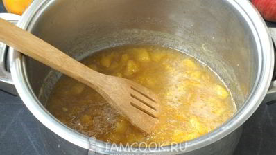 яблочный джем с апельсинами на зиму