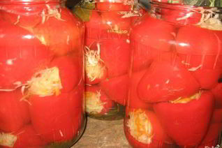 Фаршированный перец на зиму