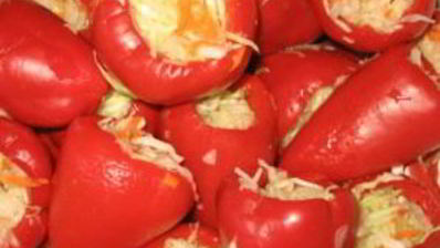 фаршированный перец на зиму