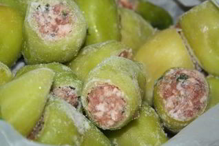 Фаршированные болгарские перцы на зиму