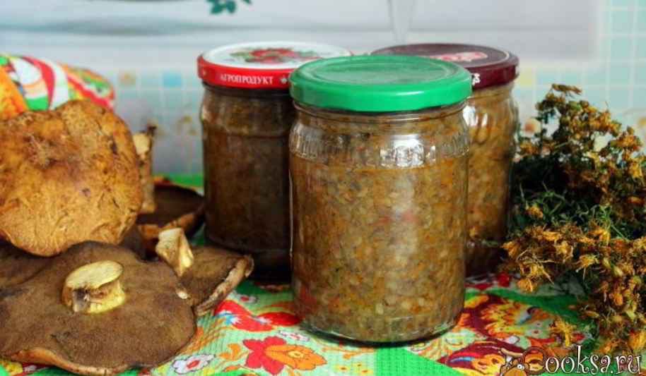 Рецепт грибной икры на зиму