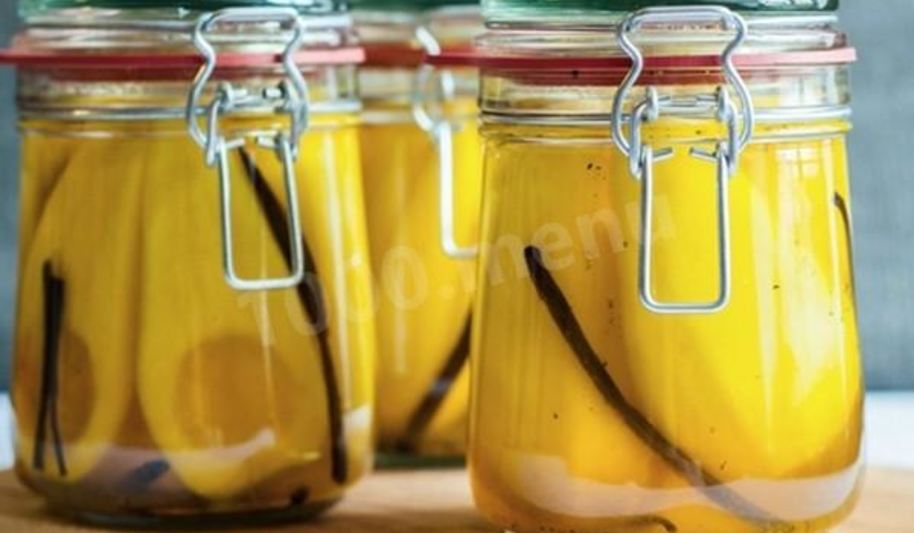 Рецепт груш с ванилью на зиму