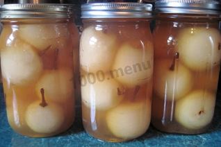 Груши целиком на зиму