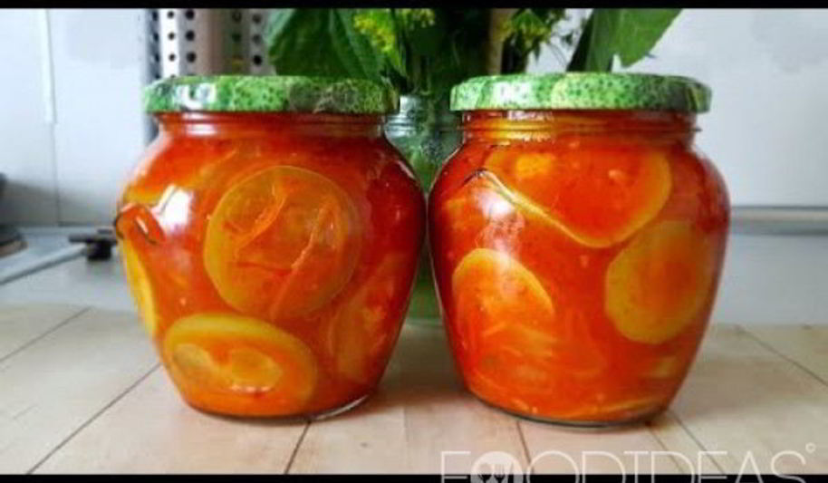 Рецепт кабачков на зиму с острым соусом