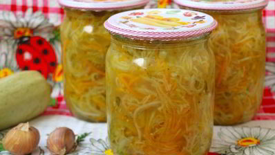 кабачки по-корейски на зиму