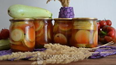 кабачки с кетчупом чили на зиму