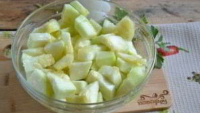 кабачки в чесночном соусе на зиму