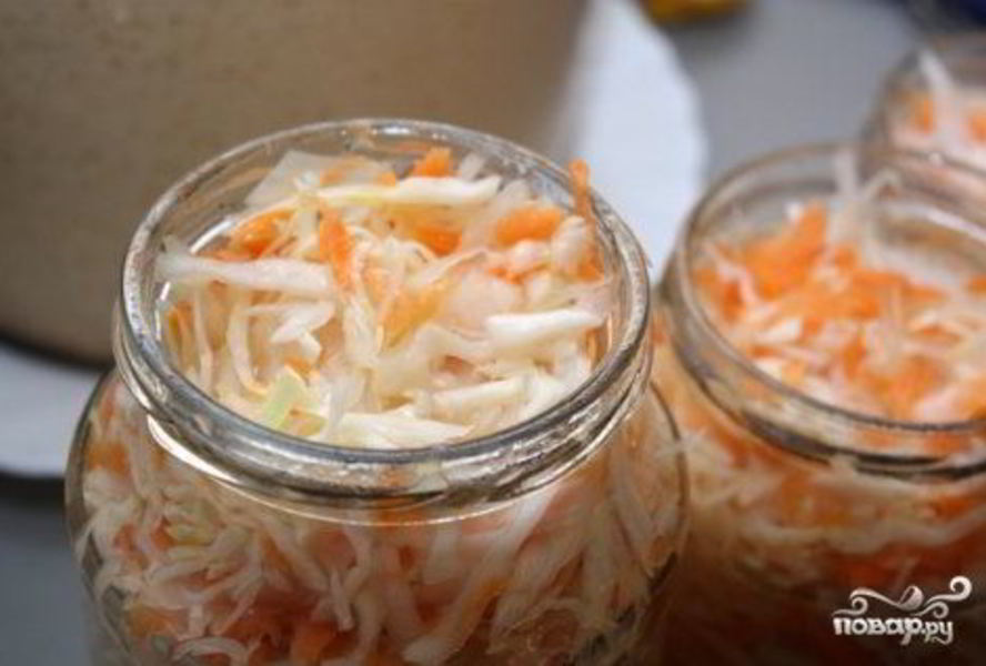 Капуста на зиму без стерилизации