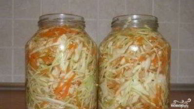 капуста на зиму без стерилизации