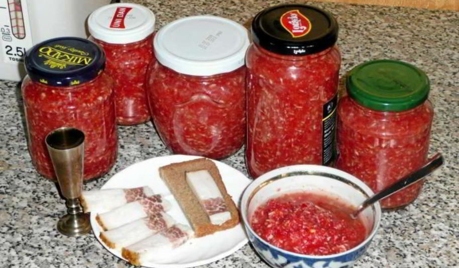 Рецепт хреновины на зиму