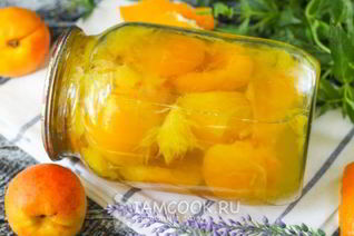 Компот из абрикосов и апельсинов на зиму