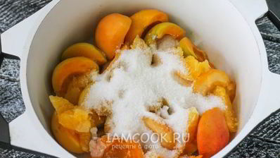 компот из абрикосов и апельсинов на зиму