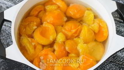 компот из абрикосов и апельсинов на зиму