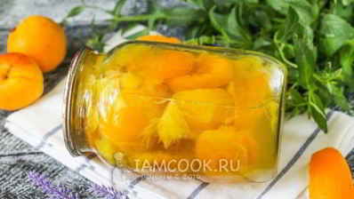 компот из абрикосов и апельсинов на зиму